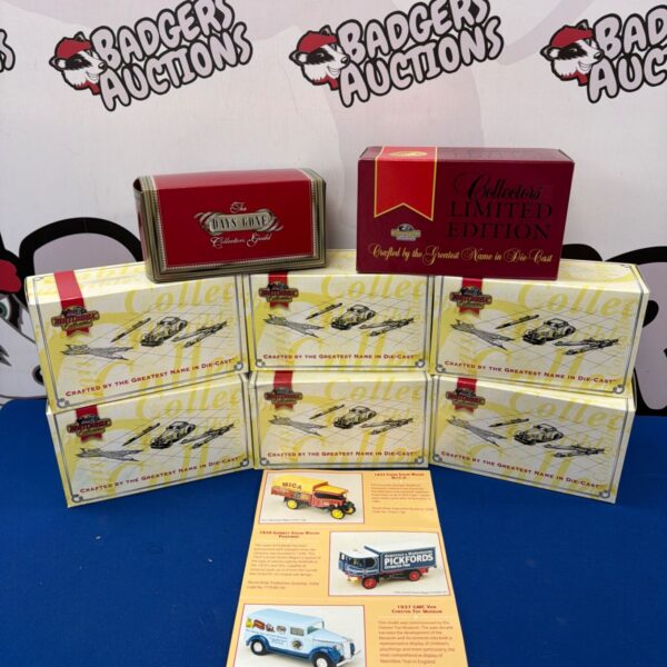 Sealed Matchbox and Lledo diecast cars in original packaging.