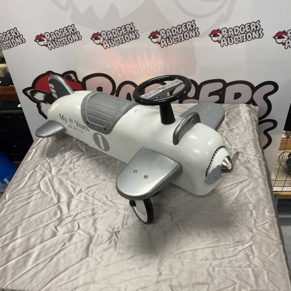 White My 1st Years ride on toy plane for toddlers.