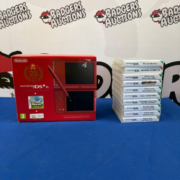 Nintendo DS XL Super Mario 25th Anniversary Edition console