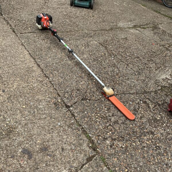 Used Nordstrom petrol hedge cutter for garden landscaping.