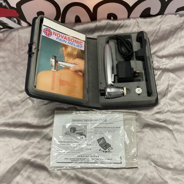Vintage Novasonic Pain Relief machine with multiple outputs.