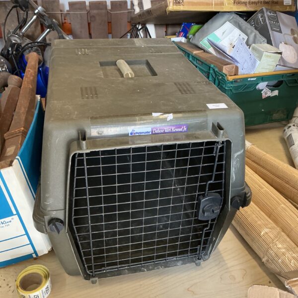 Used Pet Master pet transport cage for dogs and animals.