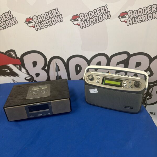 Vintage Roberts sound system with iPod dock and digital radio.