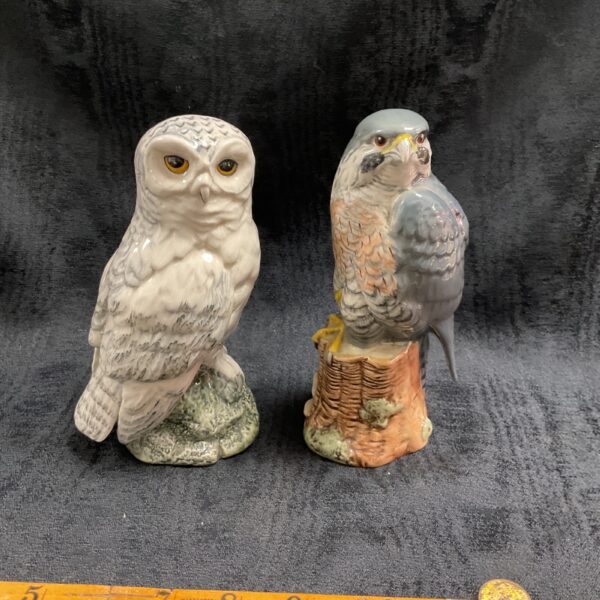 Royal Doulton Snowy Owl decanter for Whyte and Mackay whisky.
