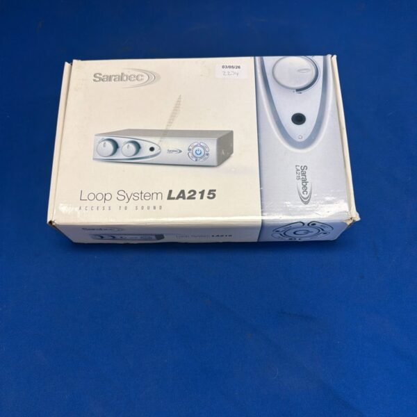 Sarabec LA215 induction loop system in original box.