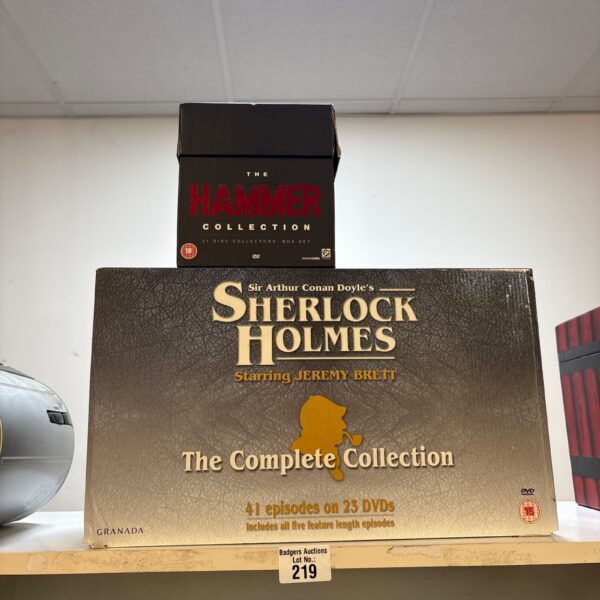 Jeremy Brett Sherlock Holmes DVD collection box set.