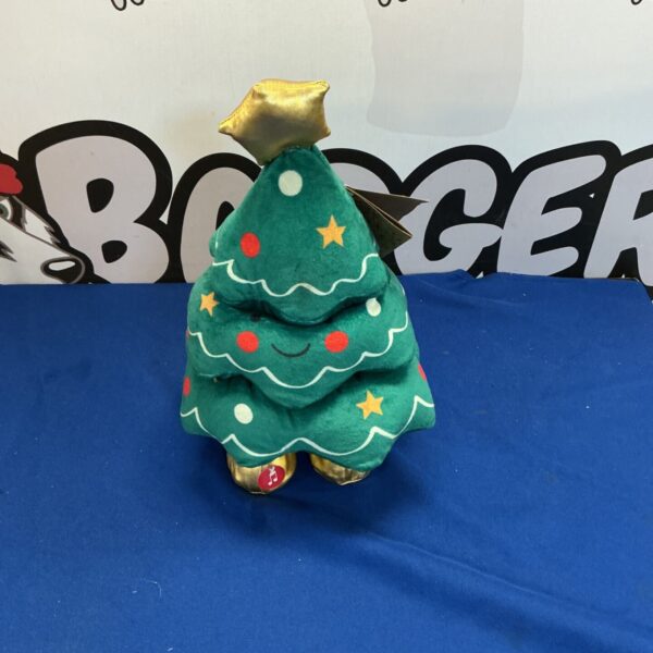 Vintage singing Christmas tree, a festive holiday decoration.