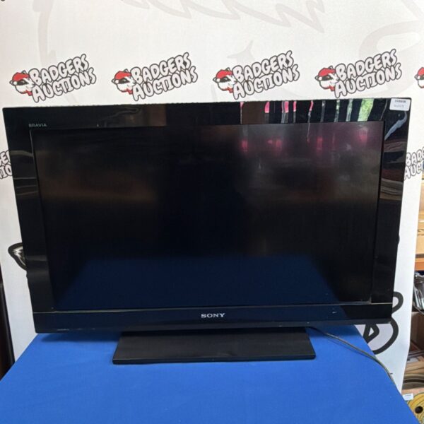 Sony Bravia 32 inch television for auction, front view.