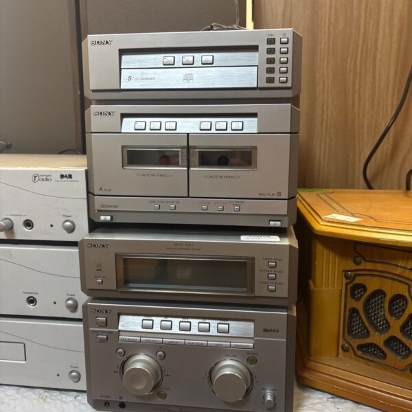 Sony MHC-NX1 mini hifi system, vintage stereo component.