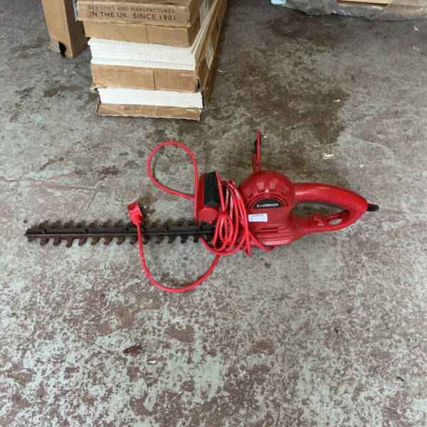 Sovereign electric hedge cutter presented for auction.