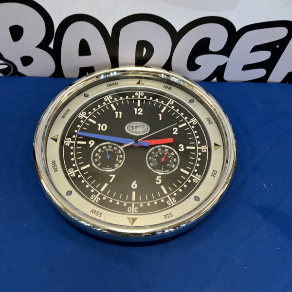 Vintage Spirit of St Louis aviation wall clock with unique design.