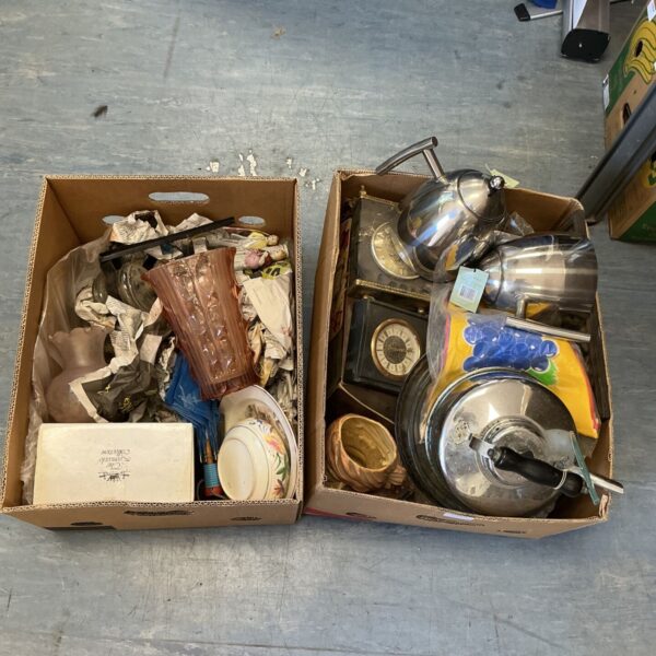 Stainless steel tableware lot from a house clearance.