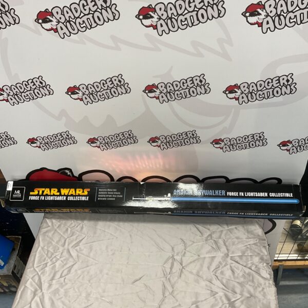 Star Wars Anakin Skywalker Force FX Lightsaber in box.