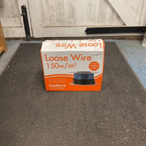 Sunstone underfloor heating wire kit in original packaging.