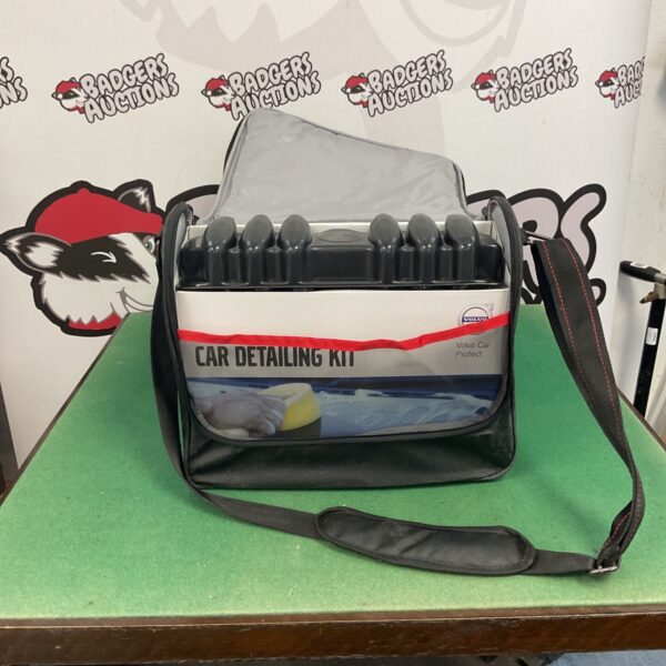 Supagard Volvo car detailing kit with carry bag.