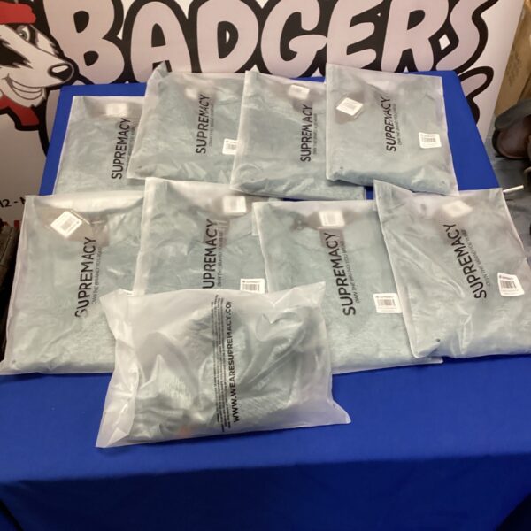 Lot of nine new Supreme workout tops in XL and XXL sizes.