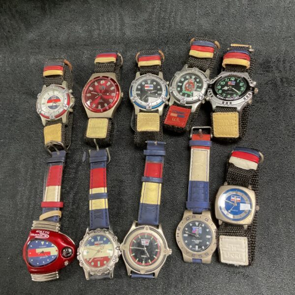 Tommy Hilfiger wristwatches lot, vintage designer watches collection.