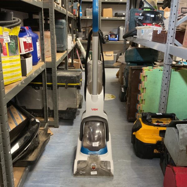 Vax compact power carpet cleaner, model CWCPV011, for home cleaning.