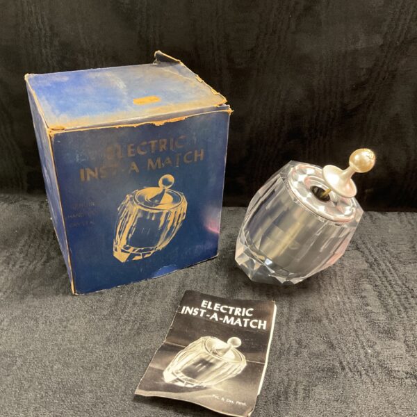 Vintage Electric Insta Match in original box, collectible kitchen appliance.