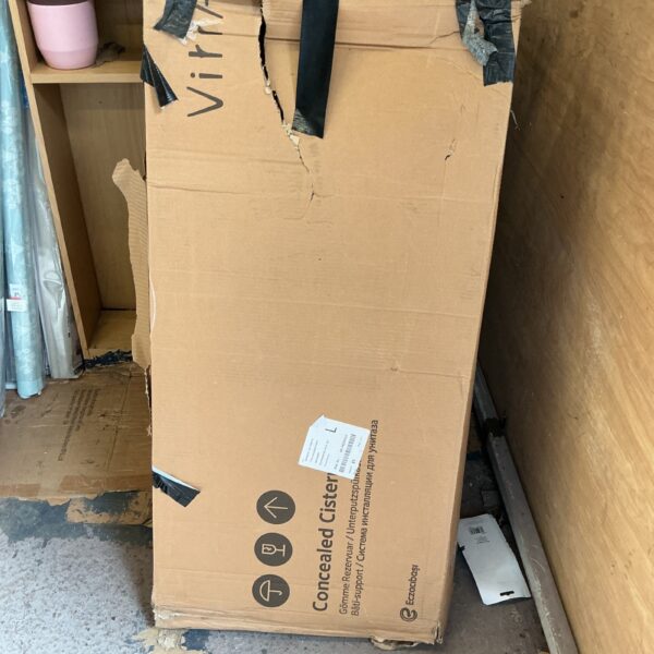 Used Vitra concealed cistern kit in original packaging.