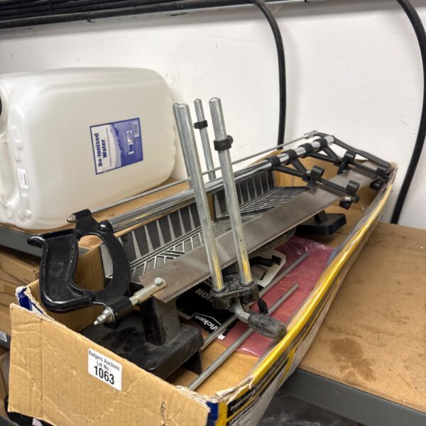 Used Wickes precision mitre saw for woodworking and DIY projects.