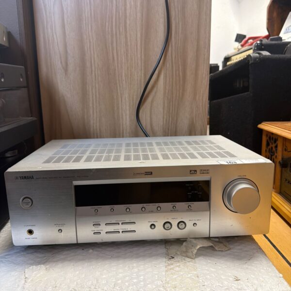 Black Yamaha RX-V359 AV receiver for home theater setup.