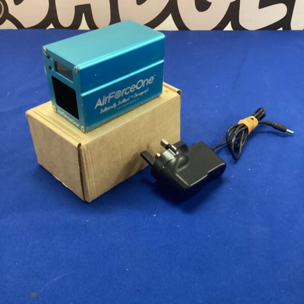 Air Force One chronograph clock with charger and box.