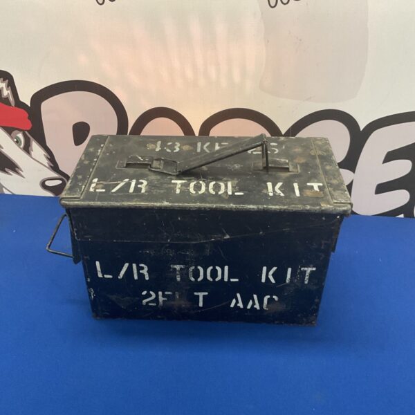 Vintage Army Air Corps 2GLT toolkit metal tin.