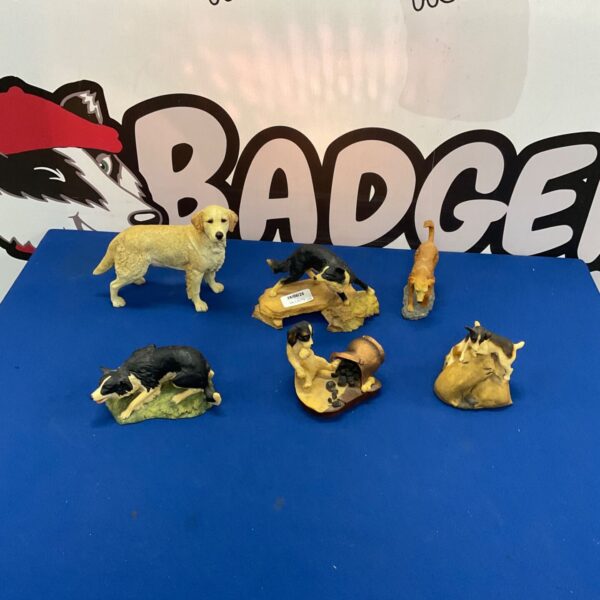 Aynsley porcelain animal figurines displayed as a collectible group.