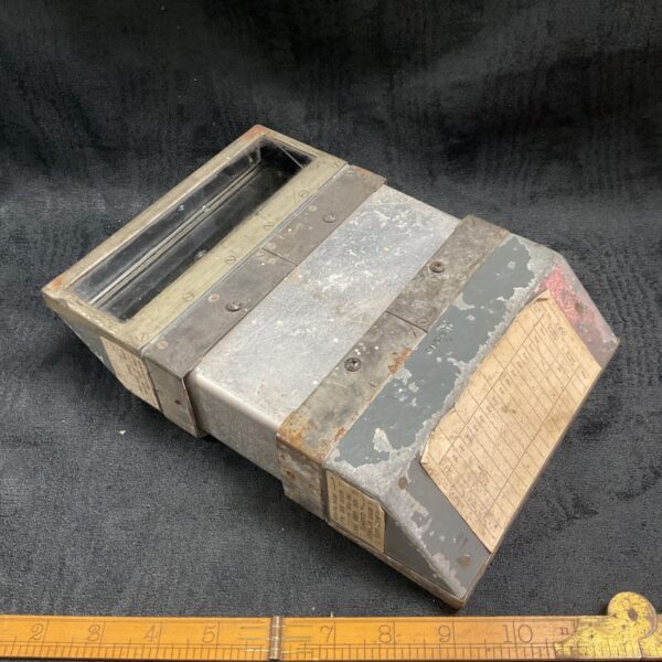 Vintage British Army tank periscope with open viewing head.