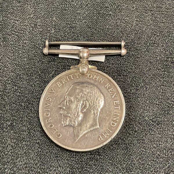 British War Medal 1914-1918 obverse, featuring King George V.
