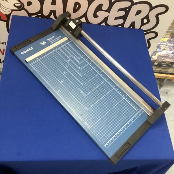 Dahle 553 guillotine paper cutter in used condition.