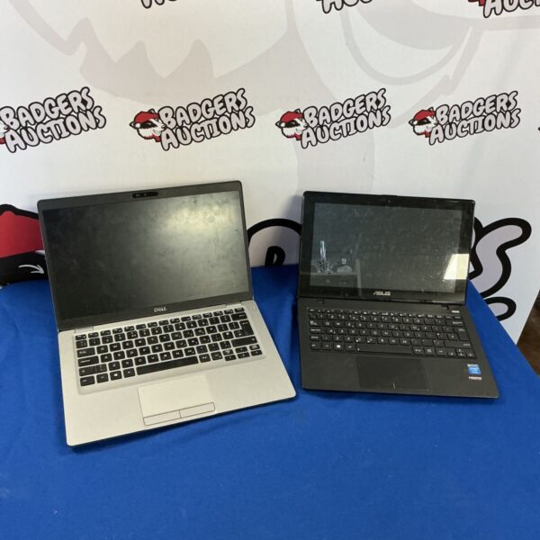 Used Dell Latitude and Asus laptops for sale.