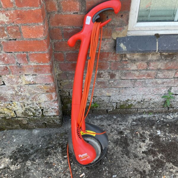 Flymo Contour XT electric grass trimmer in used condition.