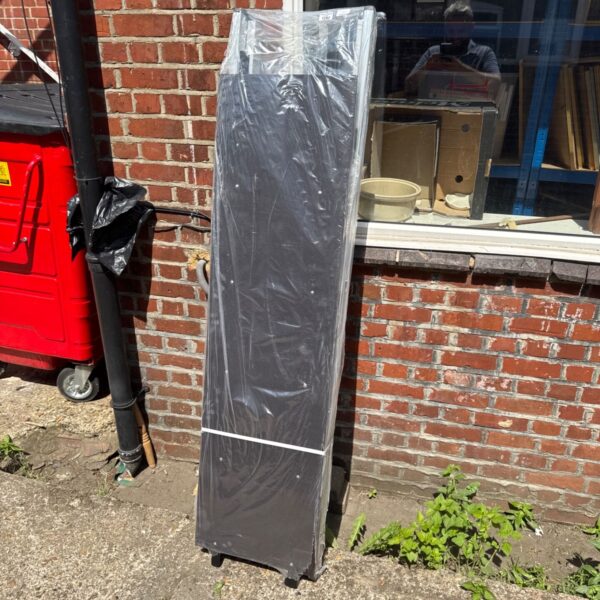 New sealed folding aluminium platform ladder ready for use.