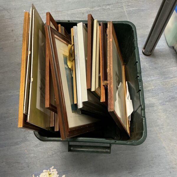 Job lot of mixed framed artwork and vintage prints.