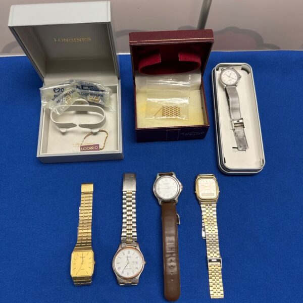 Gents wristwatches lot including Pulsar, Casio and Esprit brands.