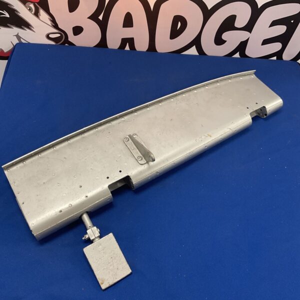 Vintage Gloster Meteor aileron, aviation control surface.