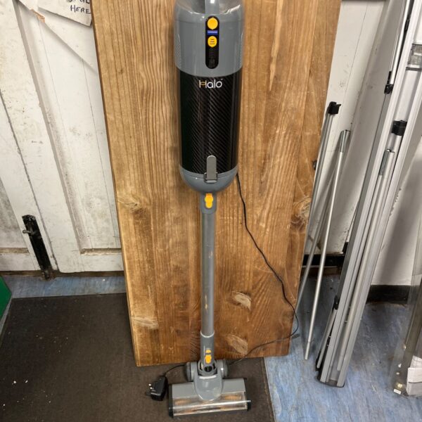 Halo Capsule cordless vacuum cleaner with carbon fiber body.