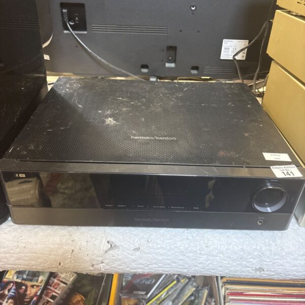 Harman Kardon K980 amplifier, vintage stereo audio equipment.