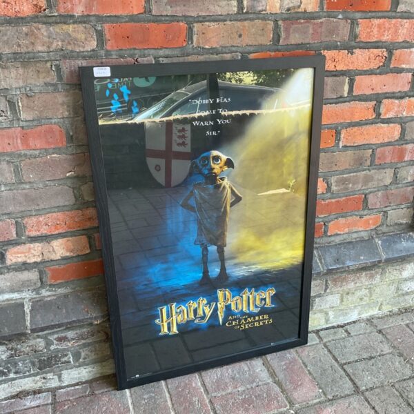 Large Harry Potter Chamber of Secrets Dobby movie poster.