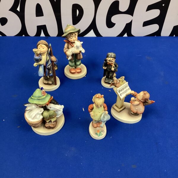 Vintage Hummel figurines collection, Goebel porcelain, collectible art.