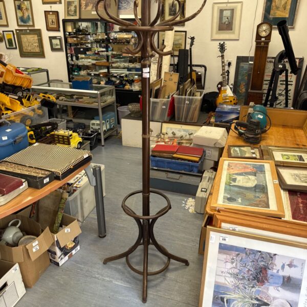 Vintage mahogany coat stand