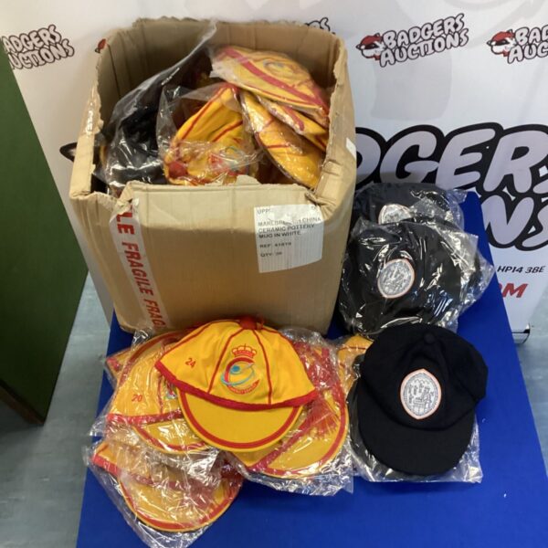 Bag of cricketing sporting caps made by gentleman & players
