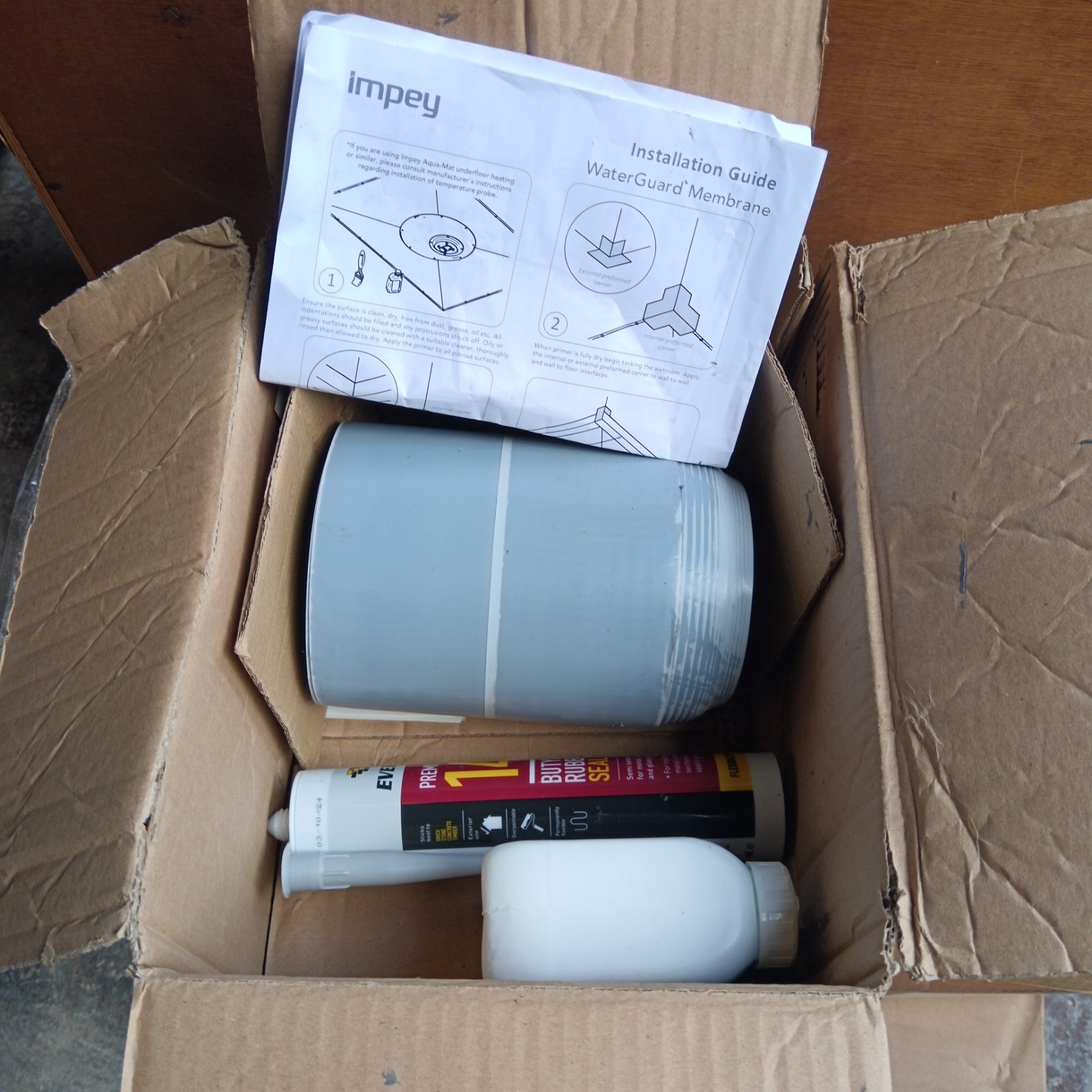 Impey water guard membrane roll in original packaging.