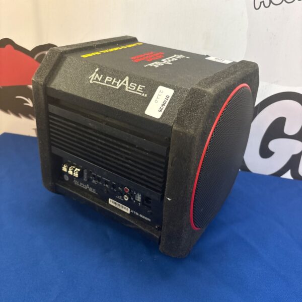 In Phase XTB-828R active subwoofer, side view.