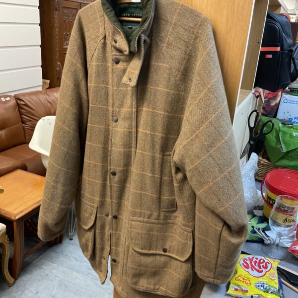 XXL Jack Orton tweed shooting jacket for country pursuits.