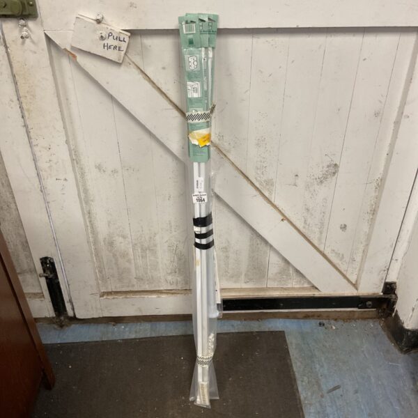 Lot of four Jago net curtain rods in original packaging.