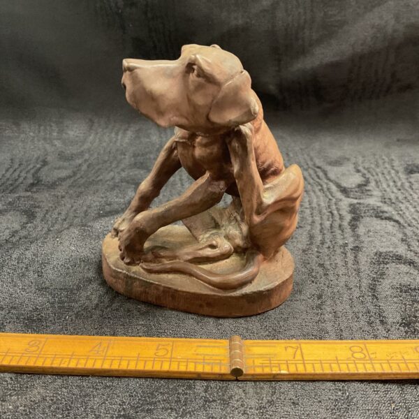Vintage Jean Spouse Great Dane sculpture in bronze.