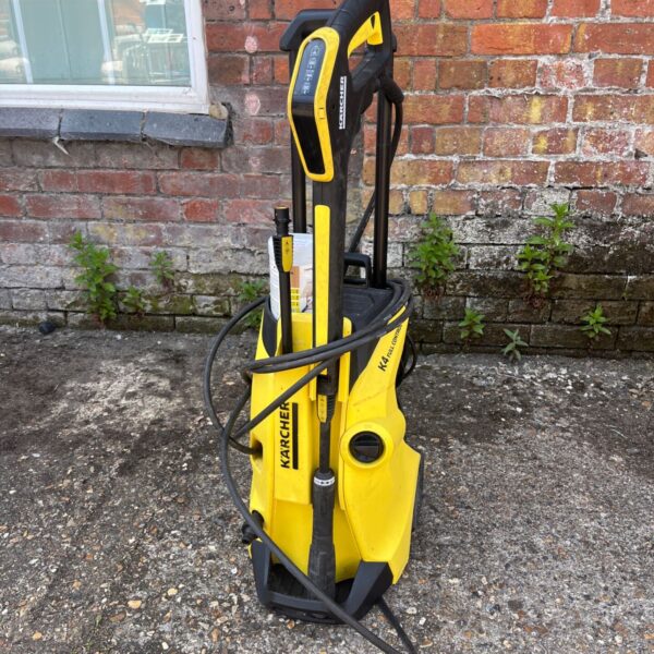 Kärcher K4 Power Control pressure washer for garden and patio cleaning.